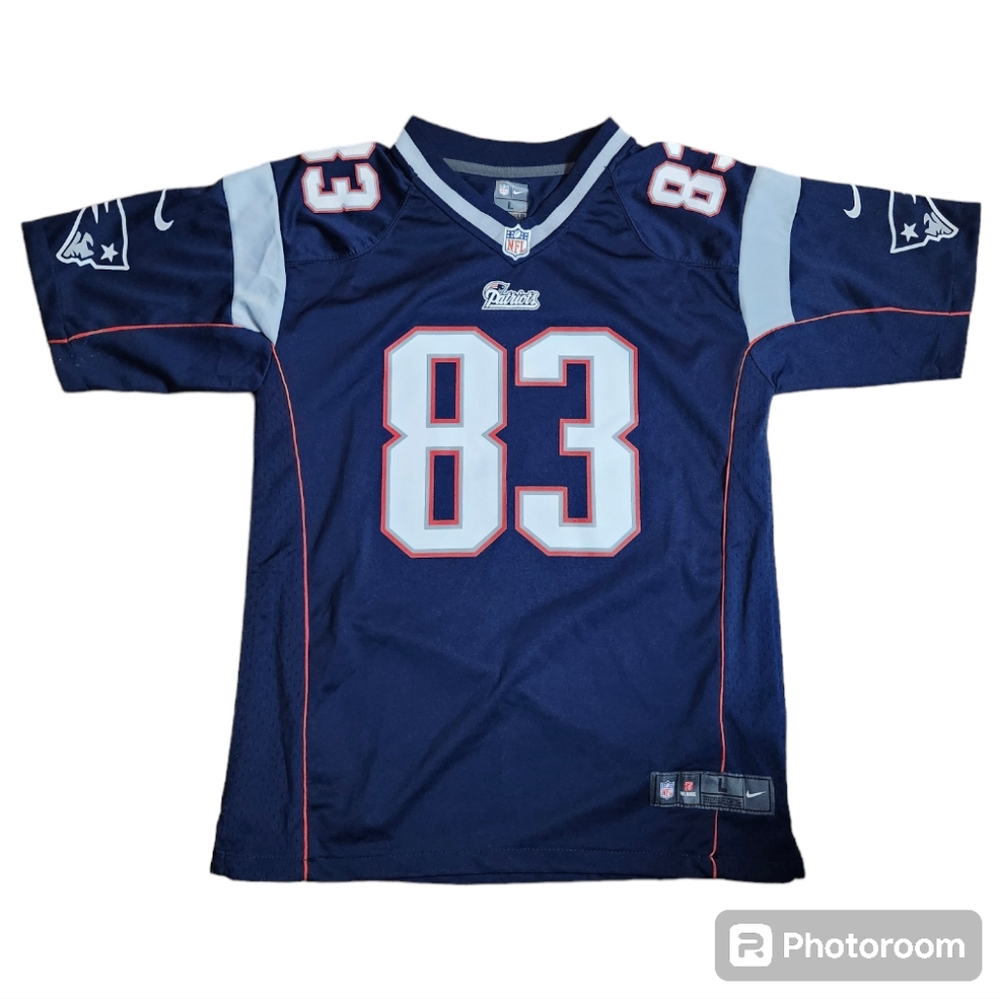 NFL New England Patriots Wes Welker #83 Jersey Nike Youth Large